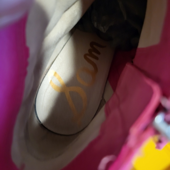 Sam Edelman Magenta Hot Pink Karina Karen High Heel Ankle Bootie Shoe Women 7 - Picture 11 of 12